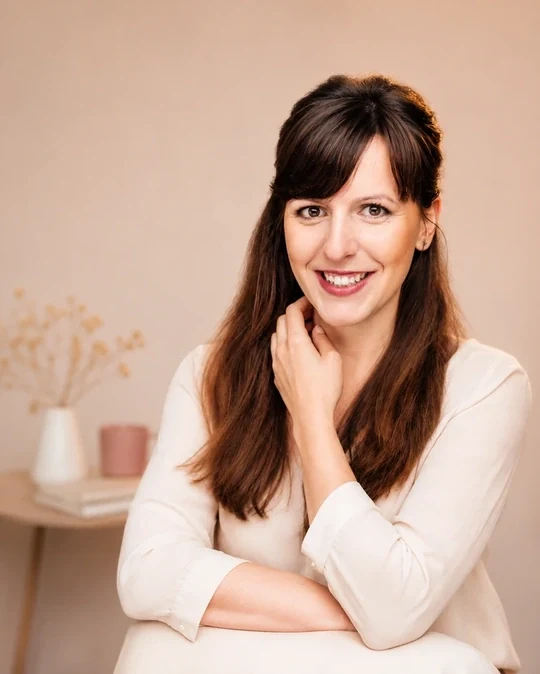 Psychotherapeutin Katharina Gros in ihrer Privatpraxis in Bad Vilbel