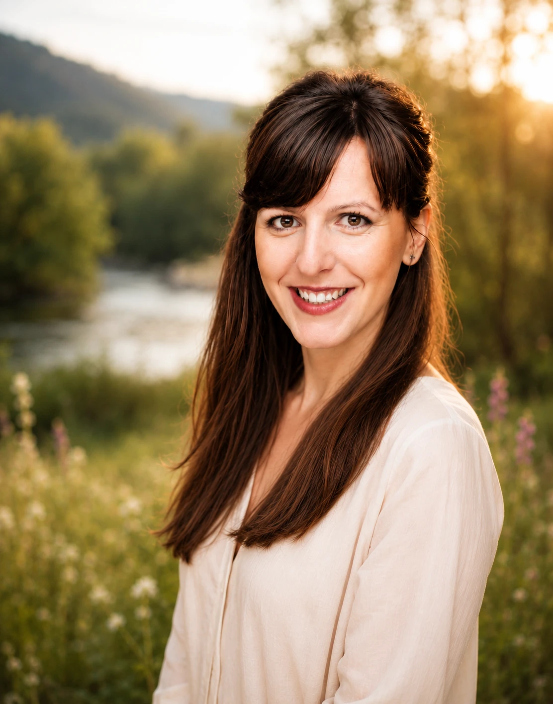 Psychotherapeutin Katharina Gros in ihrer Privatpraxis in Bad Vilbel